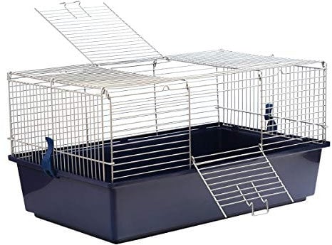 KCT Dark Blue Single Level Indoor Pet Cage Animal Enclosure - 60cm