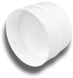 K-TECH-PRO PVC Pipe Connector, Round, 100mm, 3 Pack, Plastic, All Seasons, Adult, Horizontal Mount, With Backflow Valve, Check Valve, White Plastic