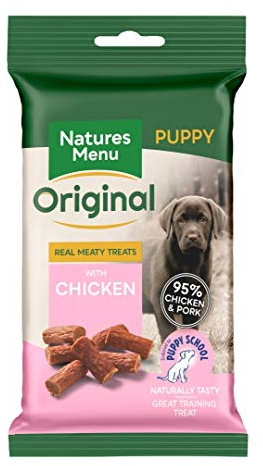 Natures Menu Real Meaty Treats with Chicken for Puppies