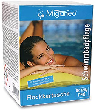 Miganeo® 1kg Flockkartuschen Flockungsmittel für Sandfilteranlage 97386