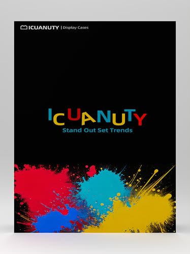 icuanuty Acrylmodell-Display-Box/Display-Vitrine für Lego 76182 DC Batman Helm Bauset, Sammler Display-Box Staubschutzhülle mit Sockel zur freien Aufstellung von Spielzeug 20 x 20 x 25 cm-76182