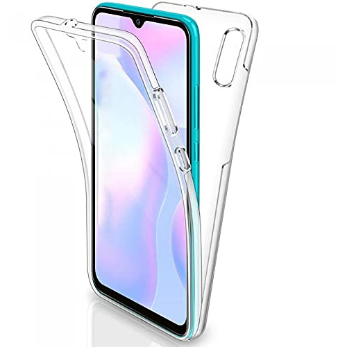 HQ-CLOUD® Coque Compatible avec XIAOMI REDMI 9T,Coque 360 Protection Intégral Arrière Rigide Avant Souple Transparent.