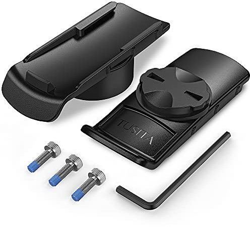 TUSITA [2 Stück Mounts GPS Fahrradhalterung Kompatibel mit Garmin inReach, eTrex, GPSMAP, Oregon, Alpha, Rino Series - Replacement Spine Mount Holder - Lenker Halter für GPS Navigationsgeräte