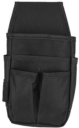 Werkzeugtasche Gürtel, Polyester Werkzeuggürtel Wasserdicht Gürteltasche Professionelle Multifunktionale Mini Elektriker Tasche Heimwerker Bauarbeiter Tischler Zubehor Technischer Wartungsmann Schwarz