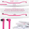RYERCAT Dual Sided Cat Toothbrush - Kitten Toothbrush with Micro Head to fit into Cat/Kittens Mouth - Cat Dental Care Supplies - Pet Toothbrush for Cats (Flamingo Pink)