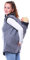 Viva la Mama - Wollweste Trageweste aus Wolle zum Babytragen Umstandsweste - PEVE - grau - M