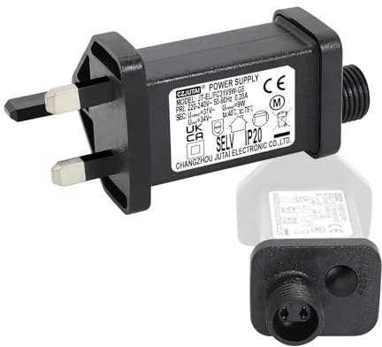 CubePlug 31V 9W String Lights Indoor-Outdoor Power Adapter for CZJUTAI JT-EL/FC31V9W /7.2W /6W -IP20 Christmas Lighting, with multifunction botton [W590]