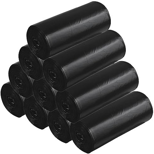 200 Medium Duty Black Refuse Sacks Rubbish Bags Bin Liners Large