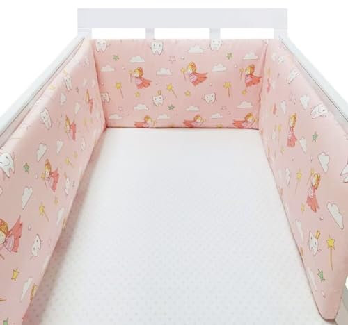 GYCS Tour de Lit pour Bébé, 1 Pc Tour de Lit pour Bébé, Housse de Protection de la Barrière de Lit pour Bébé, Coussin Autour du Lit pour Bébé, Tour de Lit pour Bébé, 250 * 30cm