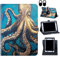 for Nokia T10 Tablet Case/for Nokia T10 8 inch 2022 Tablet Case, 360 Degree Rotating Stand and Magnetic Closure Case for Nokia T10 (Model TA-1472) Tablet 8 inch 2022 Release,Deep-Sea Octopus