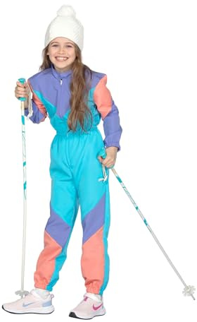 Wilbers & Wilbers unisex - barn Retro Skianzug mit 80er Jahre Print Retro skiddräkt med 80-talstryck (1-pack)