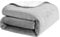 PFIMIGH wasserdichte Hundedecke, 3-lagige Flanell- und Sherpa-Tierdecke, umkehrbarer Schutzbezug für Bett, Couch, Sofa, Silbergrau, 203x230 cm
