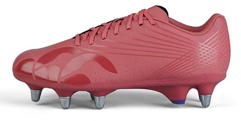 Canterbury Stamped Grndbrk Team Bottes pour Mixte Adulte, Mars Dust/Orange Crush/Amber Yellow, 44.5