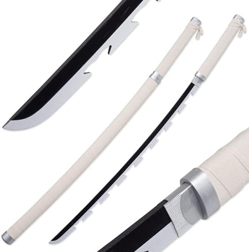 LQZJG Anime Bambus Schwert Cosplay Schwert,Hashibira Inosuke Schwert Katana 103cm/40 Zoll