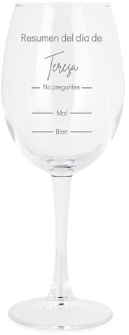 Cocholate | Copa de Vino Personalizada | Copa de Cristal Grabada para Vino con el Nombre o Texto que quieras | Copa de Cristal de (Gran reserva) (1, Copas de Vino Para Profesores)