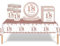 53Pcs Rose Gold 18th Birthday Party Tableware Decorations - Table Cloth, Plates, Napkins, Cups Sets for Girls' 18th Birthday Gifts & Dinnerware Supplies