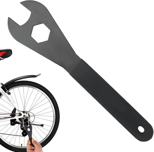 Hominas Konusschlüssel, 17mm Kegelschlüssel Fahrrad Schraubenschlüssel Kohlenstoffstahl Cone Wrench Spanner für die Fahrradreparatur