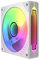 Jungle Leopard Prism4 Infinite Mirror Series ARGB PWM Computer PC Fan 120mm(Prism4,White Reverse Flow)
