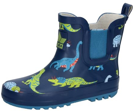 Lico Unisex Kinder Samira Gummistiefel, Blau Petrol, 33 EU