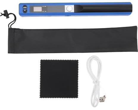 Tragbarer Scanner JPG PDF 900 DPI, Kompakter Mobiler Dokumentenscanner, Tragbarer Bildscanner für Bankbüros, PC und