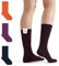 von Jungfeld - 1 Paar Herren Socken aus Bio-Baumwolle - Strumpf Herrensocken in Gr. 39-42 Plum Purple