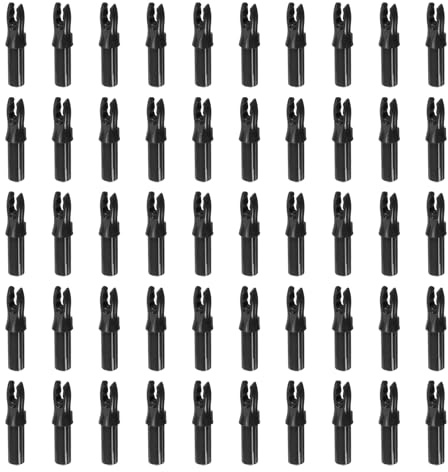 sourcing map Archery Arrow Nocks Plastic Carbon Arrow Inserts .244/6.2mm for DIY Hunting Shooting Compound