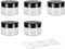5 Gram Sample Pots, 5 Pcs Plastic Travel Pots for Toiletries, Mini Travel Containers with lids, Empty Cosmetic Containers for Face Creams, Samples, Make-Up