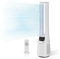 PureMate 2-in-1 Bladeless Tower Fan & air purifier with HEPA Filter, 10 Speed Settings, Portable Ultra Quiet Standing Fan with Remote Control, Digital Display, Powerful Air Cooling for home & office