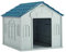 Kunststoff Hundehaus Outdoor Indoor Doghouse Welpen Shelter Wasserbeständige einfache Montage Robuste Hundehütte mit Luftauslässen und erhöhtem Boden