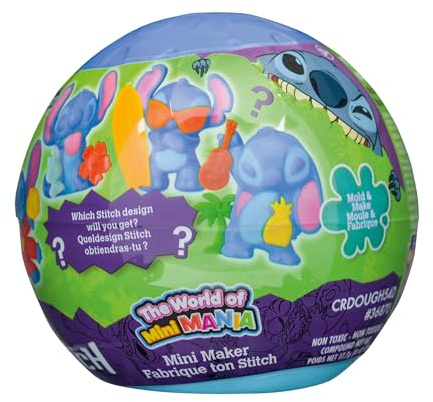 Lexibook, Stitch, Mini Mania Ball, CRDOUGH54D | Zum Modellieren von Figuren