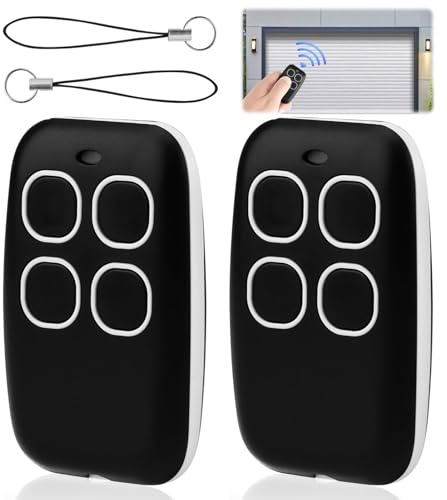 Lot de 2 Telecommande Universelle Portail 4 en 1 Compatible avec Came TOP432NA TOP432EE TOP432EA, Universelle Multifréquence Bip Radiocommande Télécommande Portail Rolling Code de 250 à 915 MHz- (B)