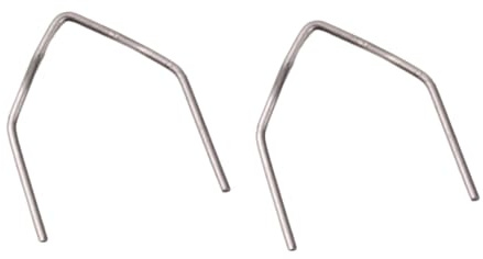 AUTSUPPL Lot De 500 Baguettes De Soudure Plastique 0,8 Mm Angle Droit, Fil De Brasage Pour Réparation Pare-chocs Auto, Accessoires Soudage Sans Flux, Usage Professionnel, Haute Résistance