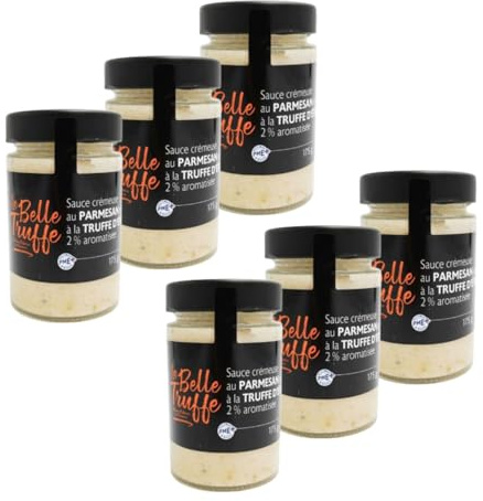 Lot 6x Sauce crémeuse au parmesan et à la truffe d'été - Pot 175g