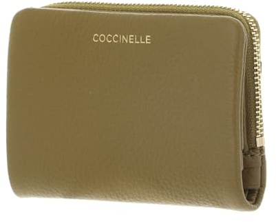 Coccinelle Leder Geldbörse C-Me Softy Wallet Seagrass Khaki