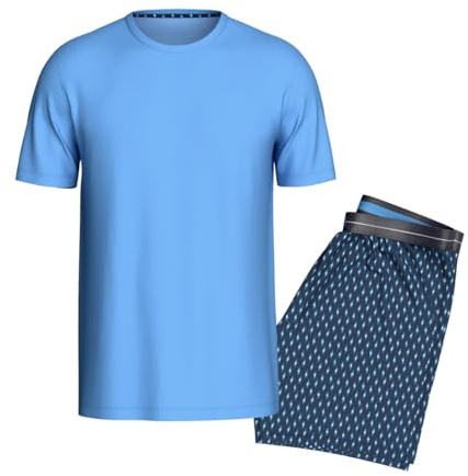 IMPETUS Herren Pyjama Set Blau XL