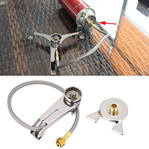 Dilwe Adapter Zubehör Camping-Gas-Konverter Conversion Kopf-Tank