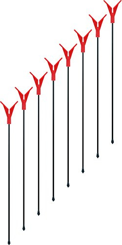 Storfisk fishing & more Angelhalter Rutenhalter Aus Metall und Kunststoff und Schnurlaufkerbe 75 cm, Stück:8 Stück