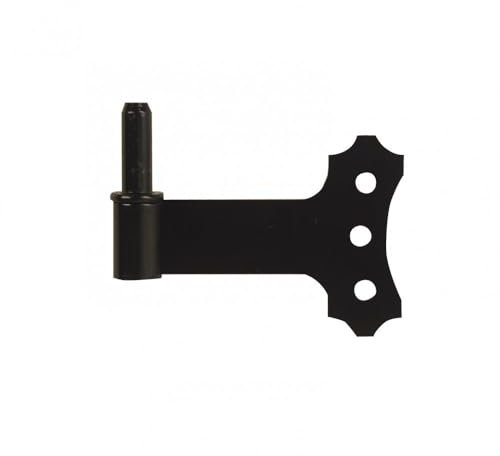 TORBEL Gond à plaquer déco 3TR axe amovible D14 noir