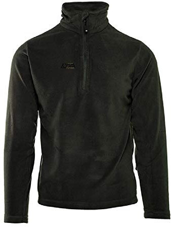 ZOTTA FOREST Maglia Micropile Zip Corta Tempus Men (XL, Verde)