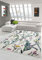 Teppich-Traum Tapis Moderne Salon pré coloré en crème Vert Rose Größe 120x170 cm