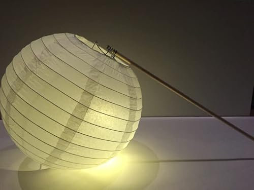 50 x Lampions papier, erleuchtet, mit Stöckchen - Lampionumzug