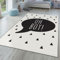 TT Home Kinderteppich Teppich Kinderzimmer Junge Mädchen Spielteppich Baby Modern, Farbe:Schwarz, Größe:160x230 cm