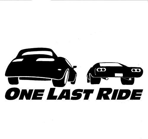 SUIFENG Autoaufkleber 15.3Cmx5.8Cm Schnell Und Wütend 7 Suppa Ecal Autoaufkleber Paul Walker Autoaufkleber Motorrad Dekorieren Aufkleber