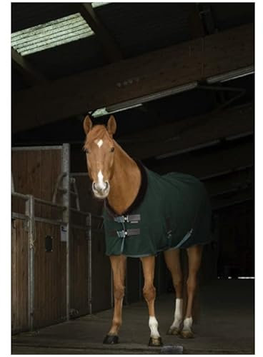 Stalldecke mit Polarfleece Teddy EquiTheme Marineblau 125cm