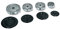 RYELDOM Kit Composto da 4 Bruciatori + 4 Piattino Compatibili con Varie Marchi e Modelli
