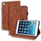 Funda para iPad 9.7'' 2017/2018 Ligero PU Cuero Flip Carcasa Estuche con Múltiples ángulos de Vista, Auto Sueño/Estela, para iPad Air 2 / iPad Air, iPad 6ª / 5ª generación Tableta,Marrón