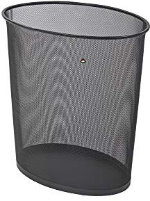 ALBA Großer Papierkorb, schwarz, 40 l