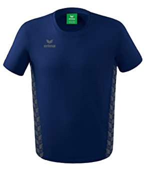Erima Unisex Kinder Essential Team Sport T-Shirt (2082208), New Navy/Slate Grey, 128