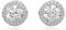 Swarovski Una Ohrstecker, Rhodinierte Ohrringe mit Strahlenden Swarovski Kristallen