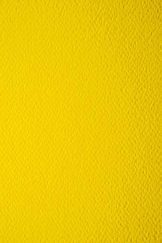 Netuno 10x Tonkarton Gelb strukturiert DIN A3 297x 420 mm Prisma Cedro Bastelkarton farbig mit Prägung Papier bunt geprägt Struktur-Karton A3 Foto-Karton Filzstruktur für Einladungskarten